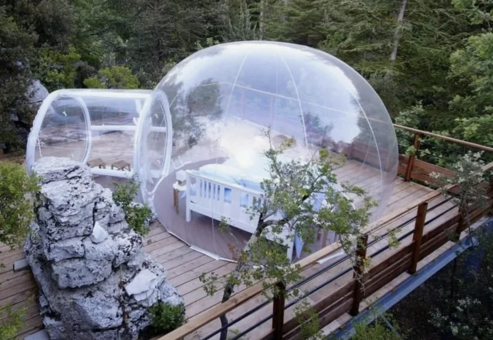 cozy bubble tent